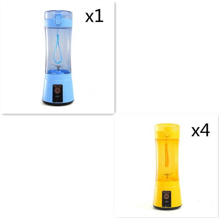Le Monde Tech Portable Blender with USB Rechargeable 380ml Blue Set24 USB