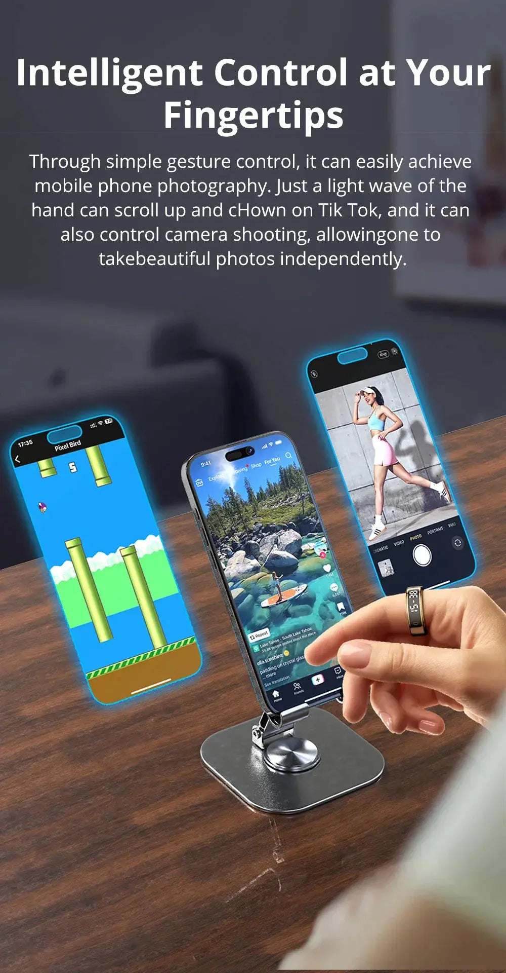 COLMI Smart Ring for Health Tracking with Fitness Monitor