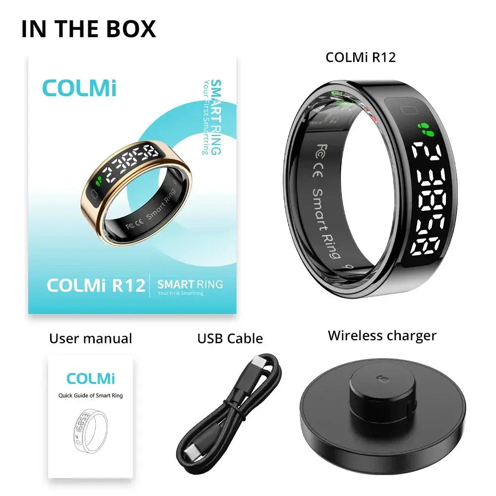 COLMI Smart Ring for Health Tracking with Fitness Monitor