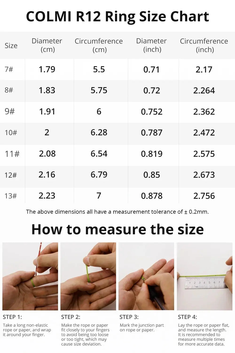 COLMI Smart Ring for Health Tracking with Fitness Monitor