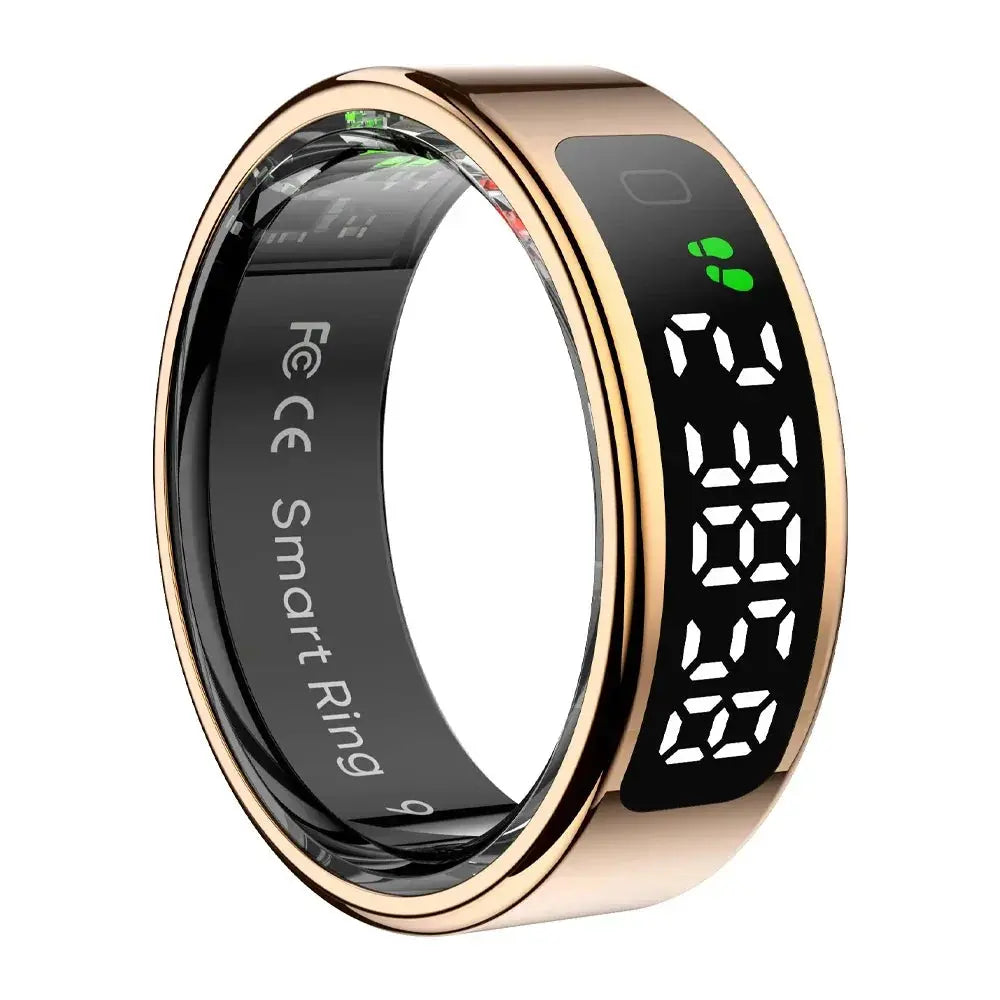 COLMI Smart Ring for Health Tracking with Fitness Monitor Gold