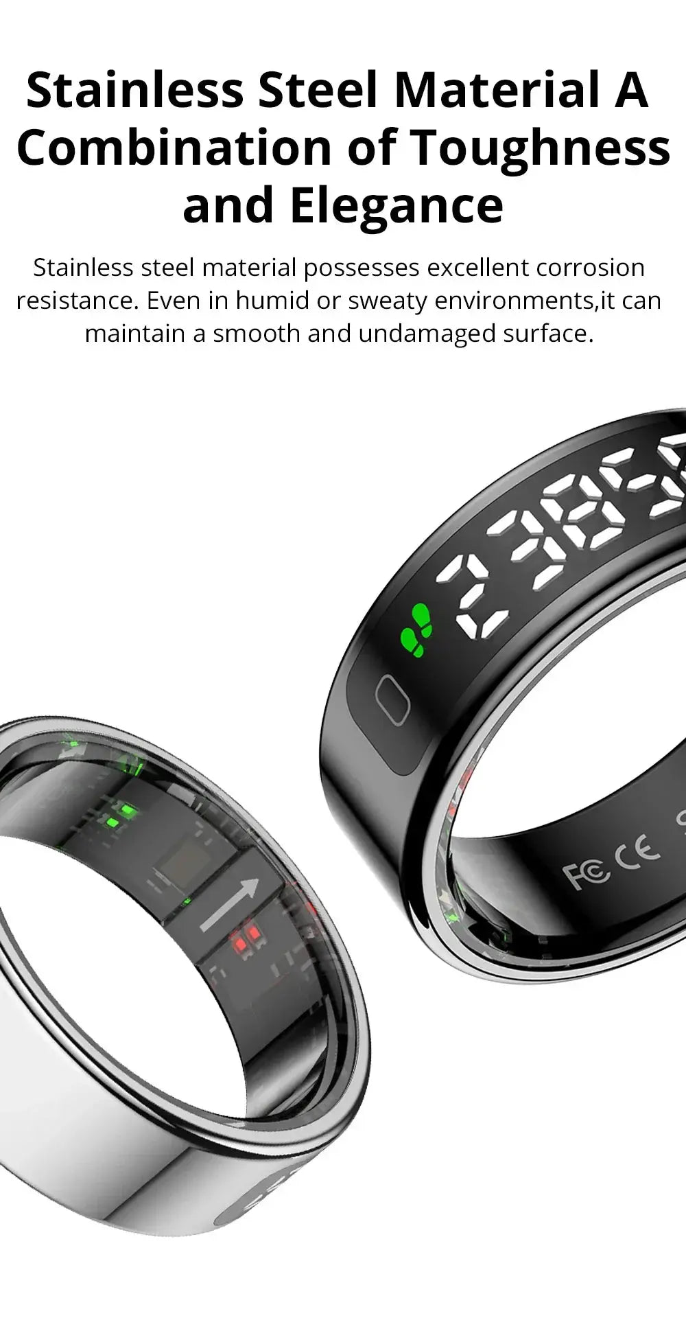 COLMI Smart Ring for Health Tracking with Fitness Monitor