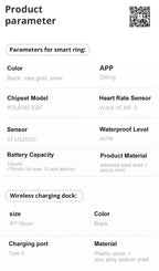 COLMI Smart Ring for Health Tracking with Fitness Monitor