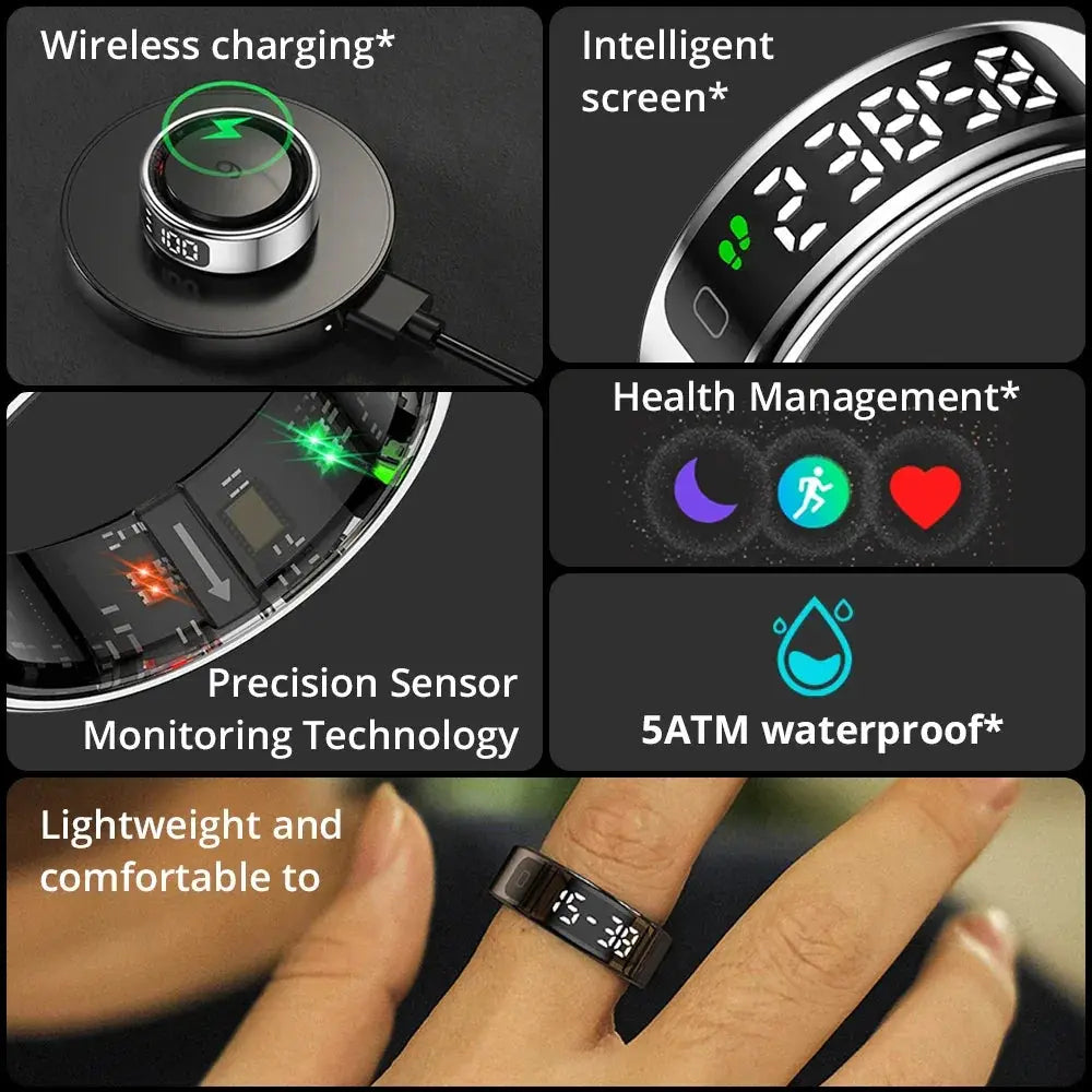 COLMI Smart Ring for Health Tracking with Fitness Monitor
