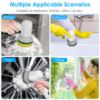 Le Monde Tech Electric Cleaning Brush Rechargeable White