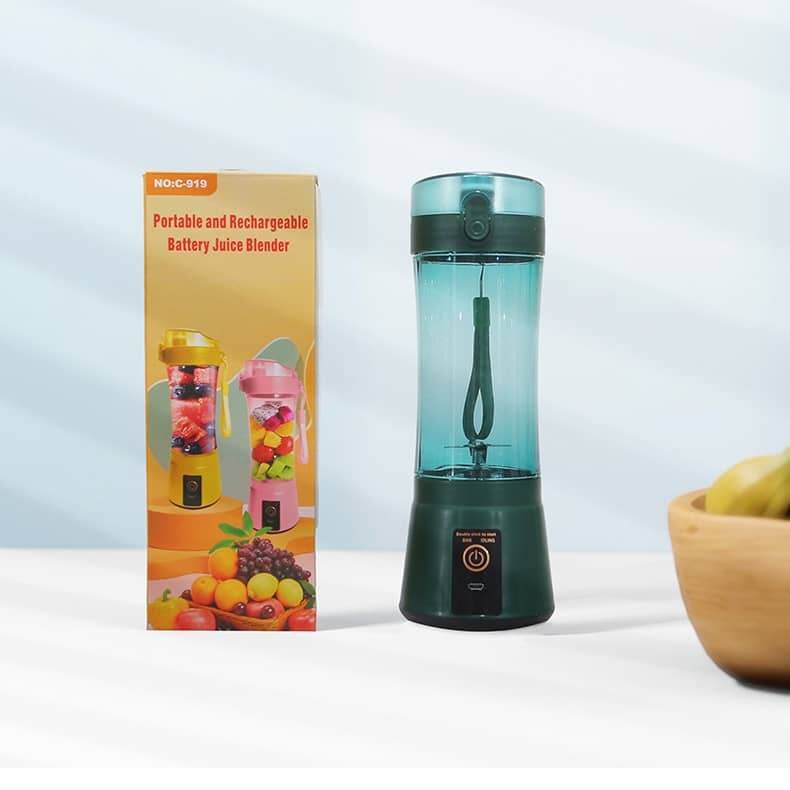 Le Monde Tech Portable Blender with USB Rechargeable 380ml Blue