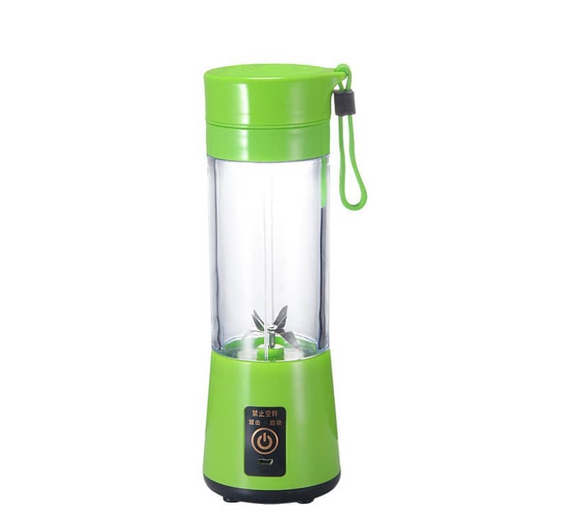 Le Monde Tech Portable Blender with USB Rechargeable 380ml Blue Green USB