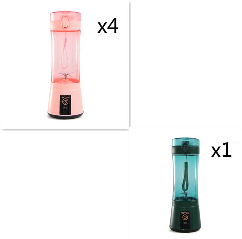 Le Monde Tech Portable Blender with USB Rechargeable 380ml Blue Set20 USB