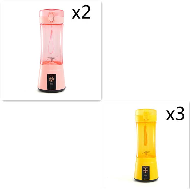 Le Monde Tech Portable Blender with USB Rechargeable 380ml Blue Set12 USB
