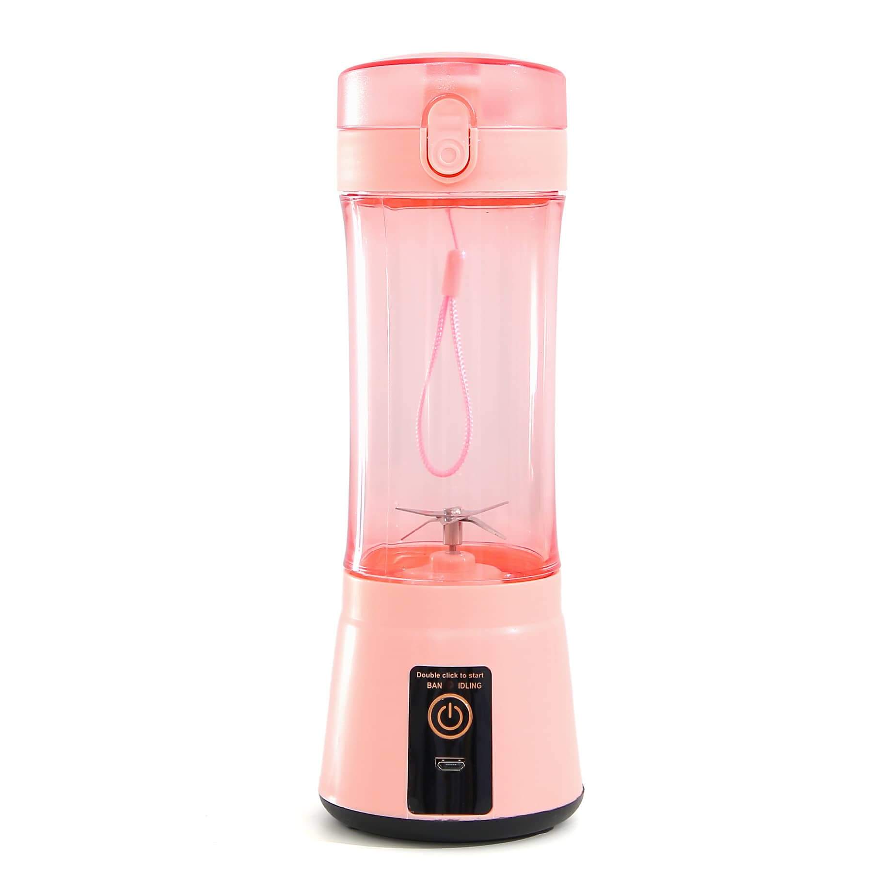 Le Monde Tech Portable Blender with USB Rechargeable 380ml Blue Pink USB