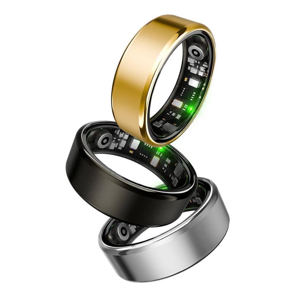 Le Monde Tech Smart Ring for Health Tracking Gold