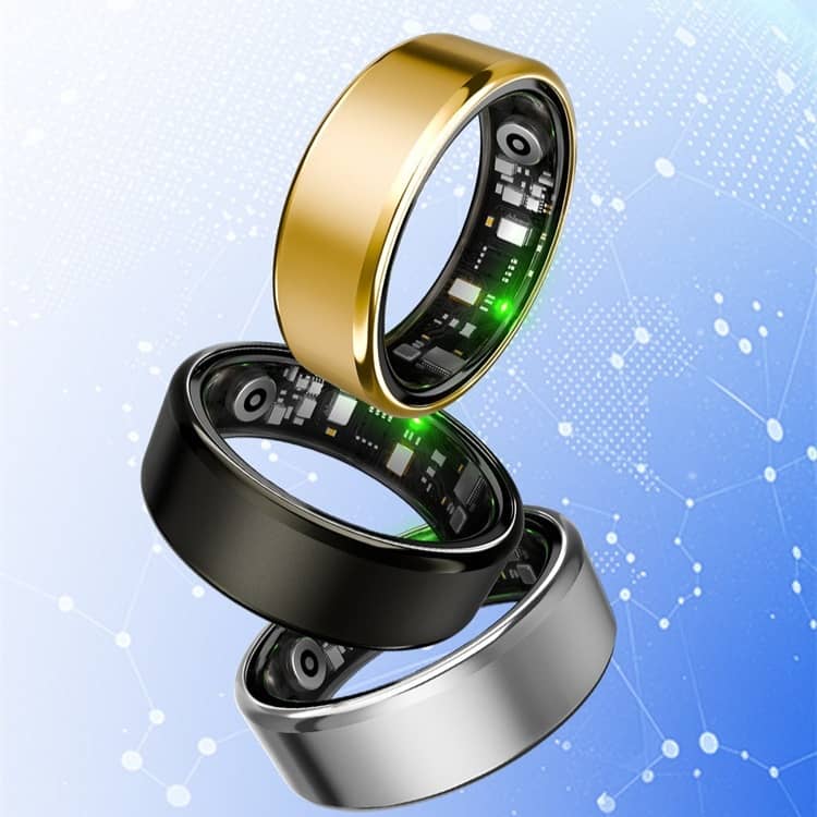 Le Monde Tech Smart Ring for Health Tracking Gold