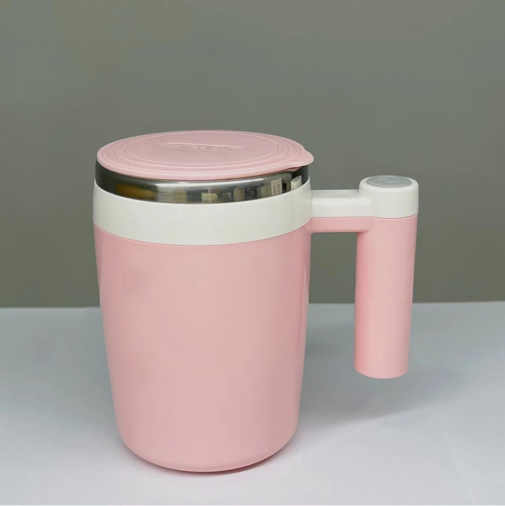 Pink Le Monde Tech blender vitamix blending cup with handle and lid for easy pouring